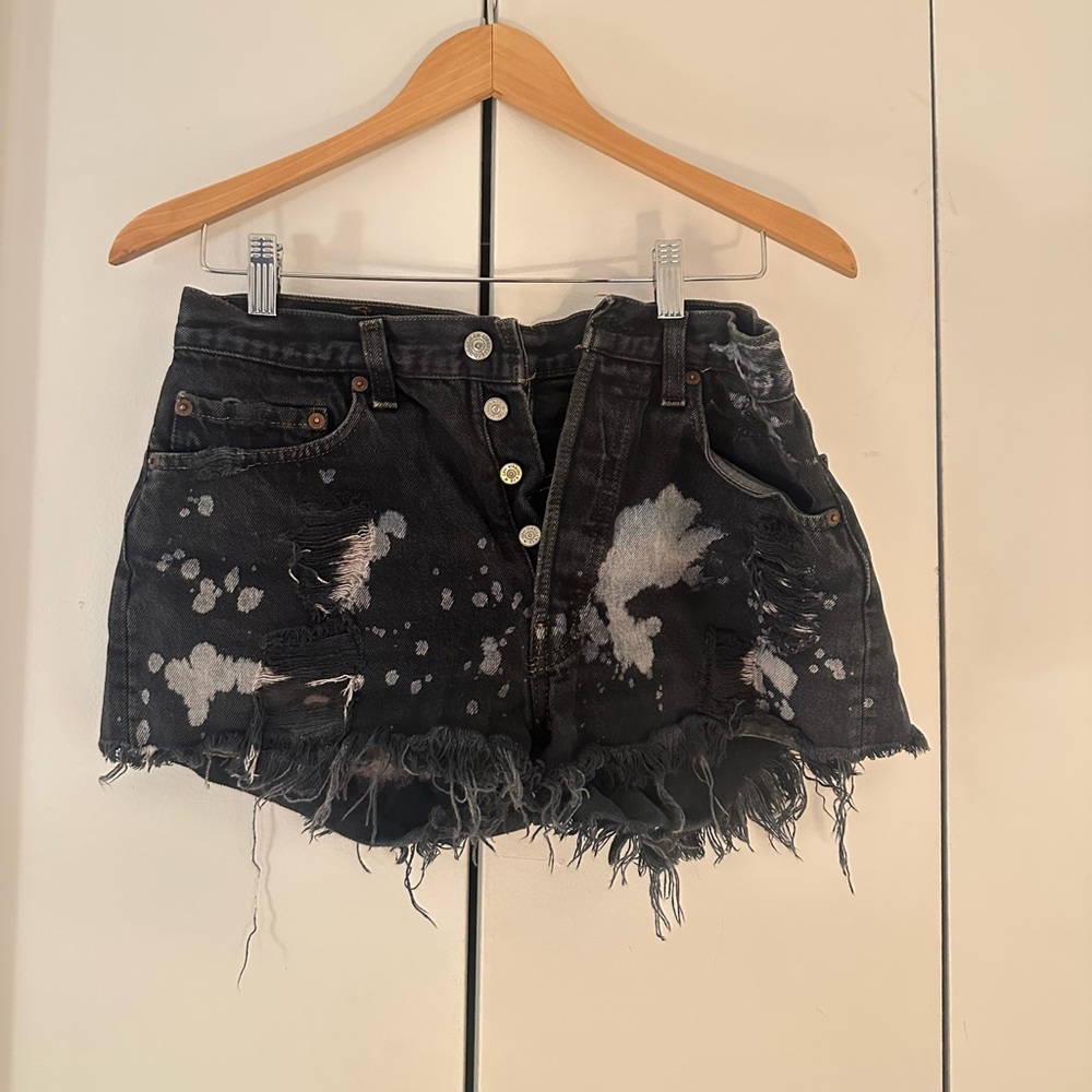 Levi’s Acid Wash Denim Shorts